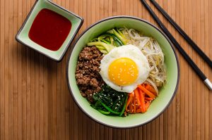 Korean Bibimbap Dish