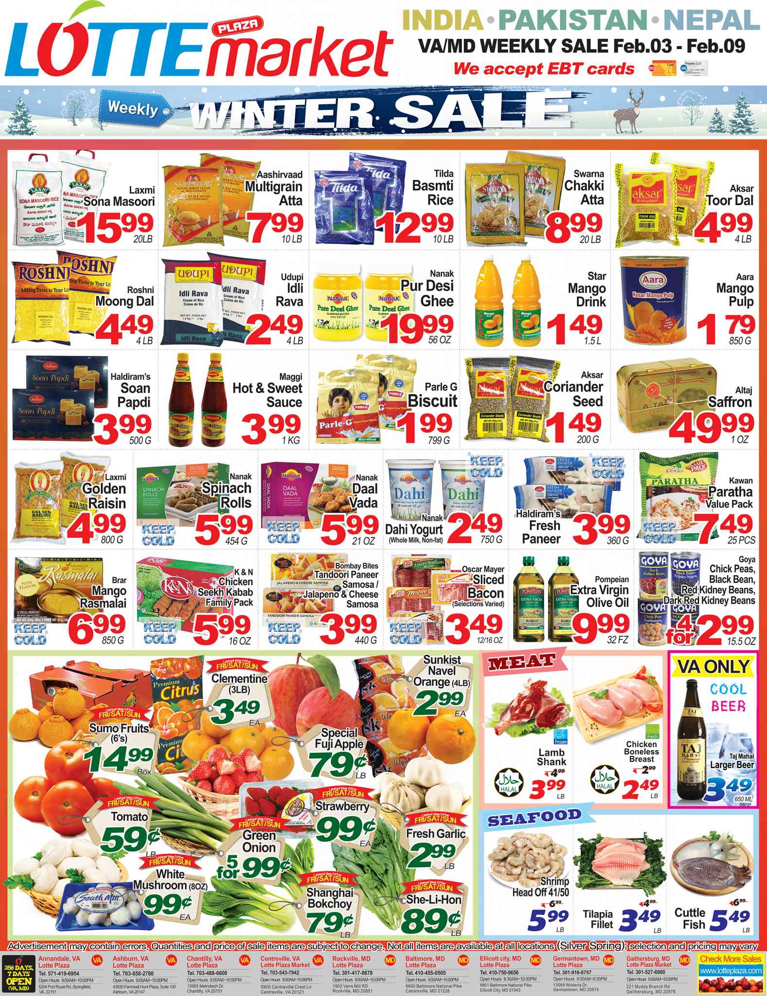 Weekly Sales at Korean Supermarket | Lotte Plaza